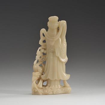 SKULPTUR, soapstone. Kina, tidigt 1900-tal.