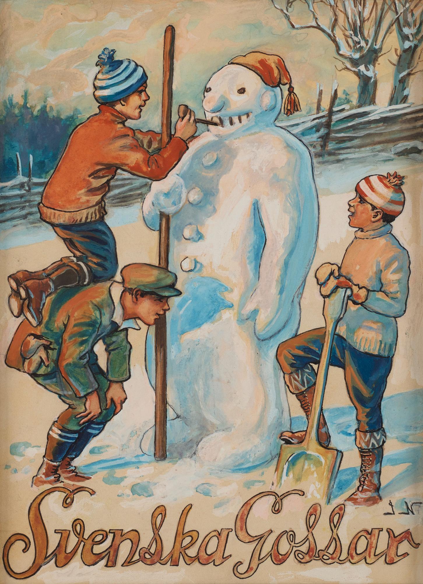 Jenny Nyström, "Svenska gossar".