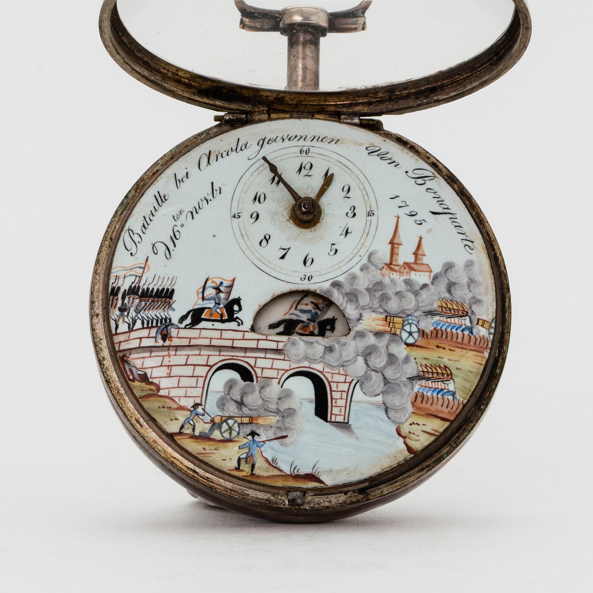 G Masterman, fickur silver, sent 1700-tal, London.