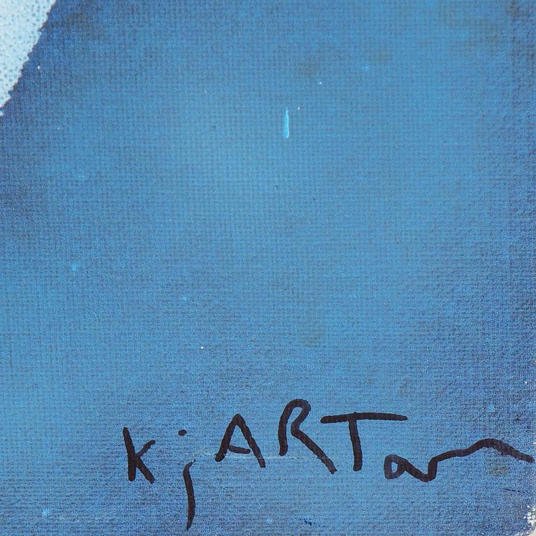 KJARTAN SLETTEMARK, akryl på duk, signerad.