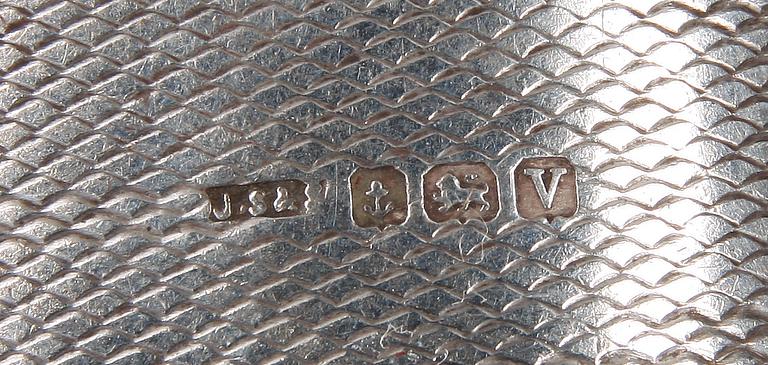 PARTI SILVER, 7 delar, bl a Sheffield och Birmingham, England, 1892-1960. Tot ca 195 g.