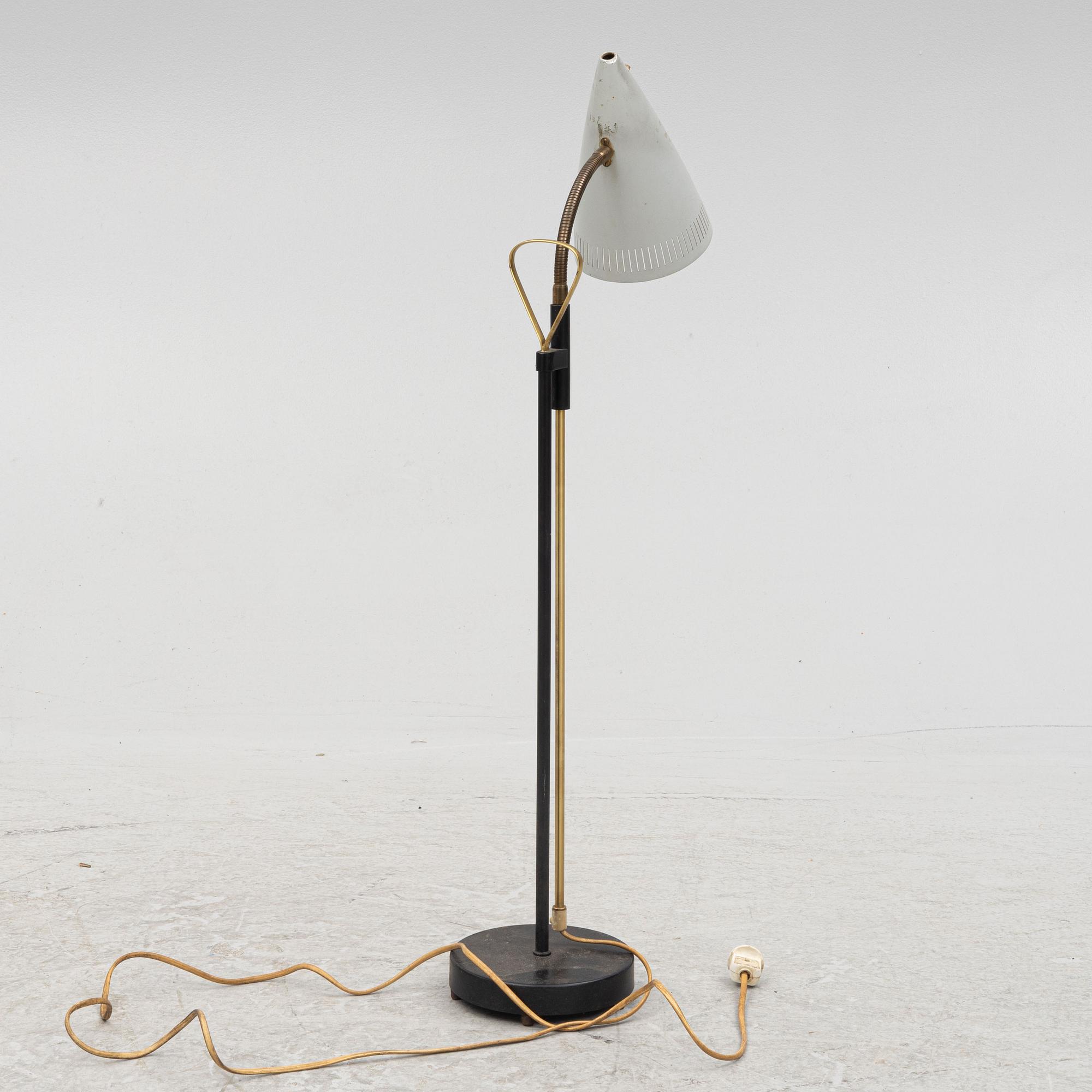 A 1950's/60's floor lamp, Falkenbergs Belysning, Sweden.