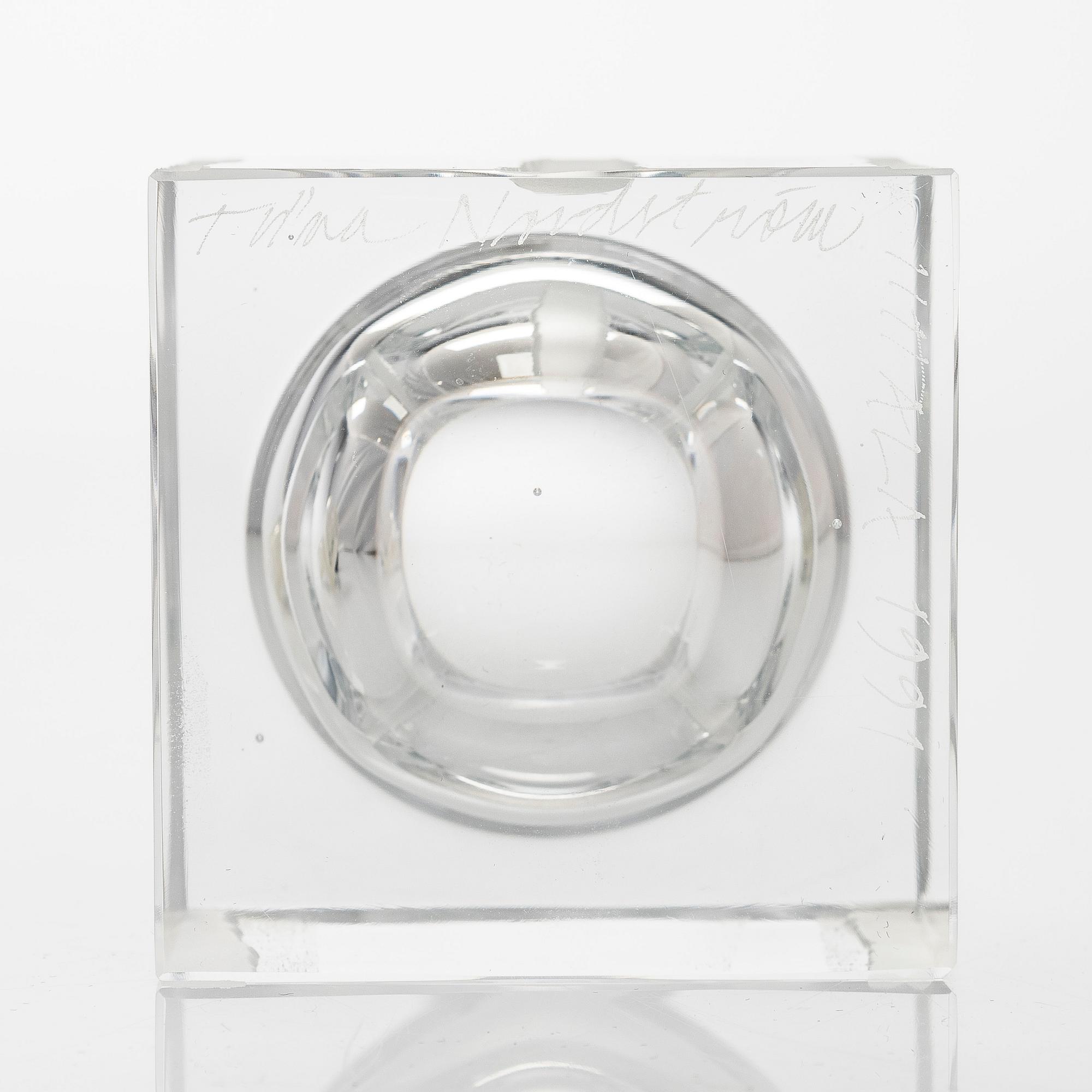 Tiina Nordström, an art glass signed Tiina Nordström, Iittala 1991.