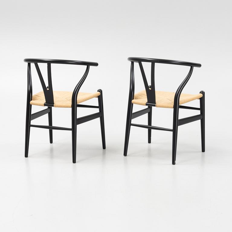 Hans J Wegner, stolar, 8 st, modell CH24 "Y-stolen", Carl Hansen, Danmark.