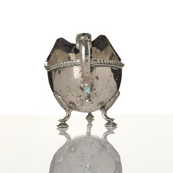 Tedos, sauceboat and cup, silver, including Ottoman Empire.