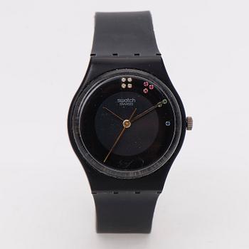 ARMBANDSUR 4 ST, SWATCH, två herr och två damur 1980-tal.