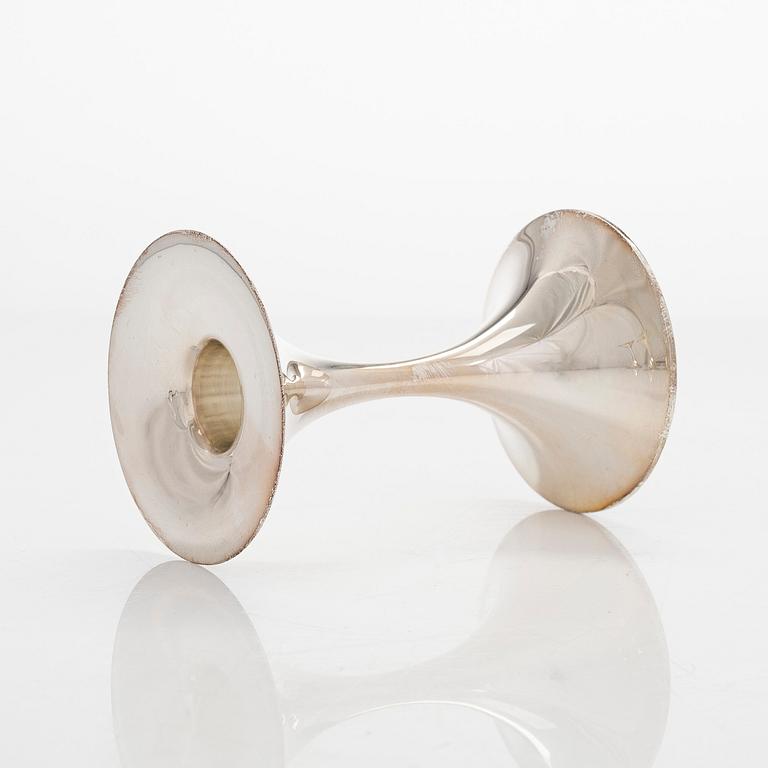 Tapio Wirkkala, five silver candlesticks, "Trumpetti", Kultakeskus, Hämeenlinna 1992-2012.