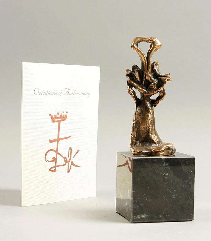 SALVADOR DALI, skulptur, brons, sign o numr 1861/2049.