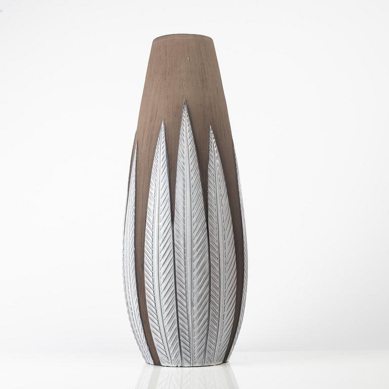 Anna-Lisa Thomson, an earthenware floor vase, "Paprika", Upsala-Ekeby, Sweden.