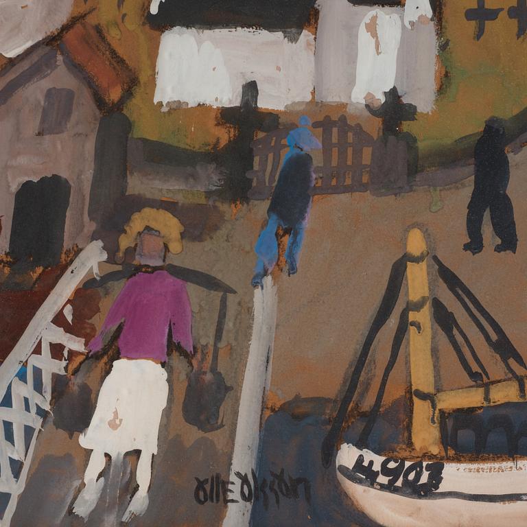 Olle Olsson-Hagalund, Motiv från Gullholmen.