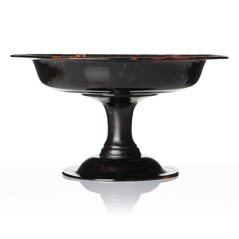 A tortoiseshell centrepiece, late 19th century.