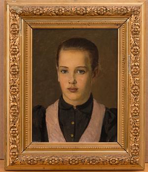 Arvid Liljelund, PORTRAIT OF A GIRL.