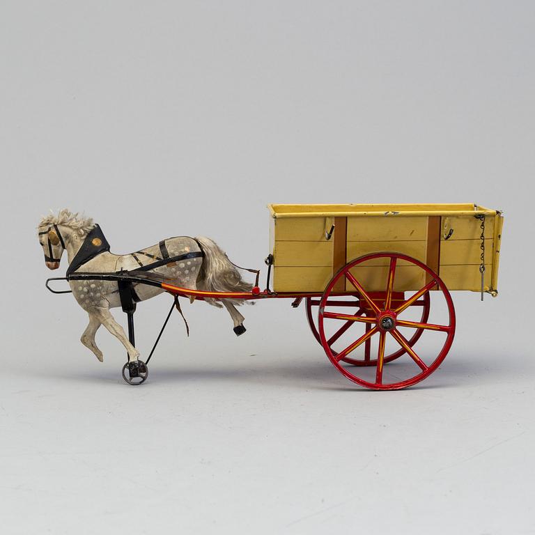 a horsedrawn carriage, probably Lutz Germany 1890-1900.