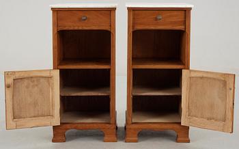 NATTDUKSBORD, ett par, jugend, tidigt 1900-tal.