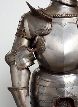 A German metal armour, composite, mid 1500's and later.