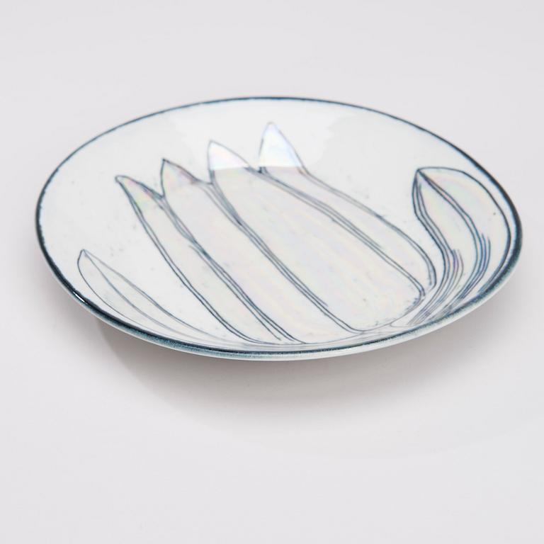 BIRGER KAIPIAINEN, KERAMIKFAT. Blomma. Sign. Kaipiainen, Arabia.