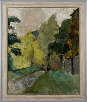 ELGA SESEMANN, olja på duk, uppfodrad på kartong, signerad och daterad 44.