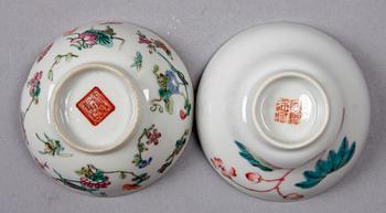 PARTI PORSLIN, 10 delar, Kina, 1900-tal.