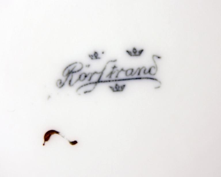KAFFESERVIS, 14 delar. Porslin, jugend, Rörstrand. 1900-talets början.