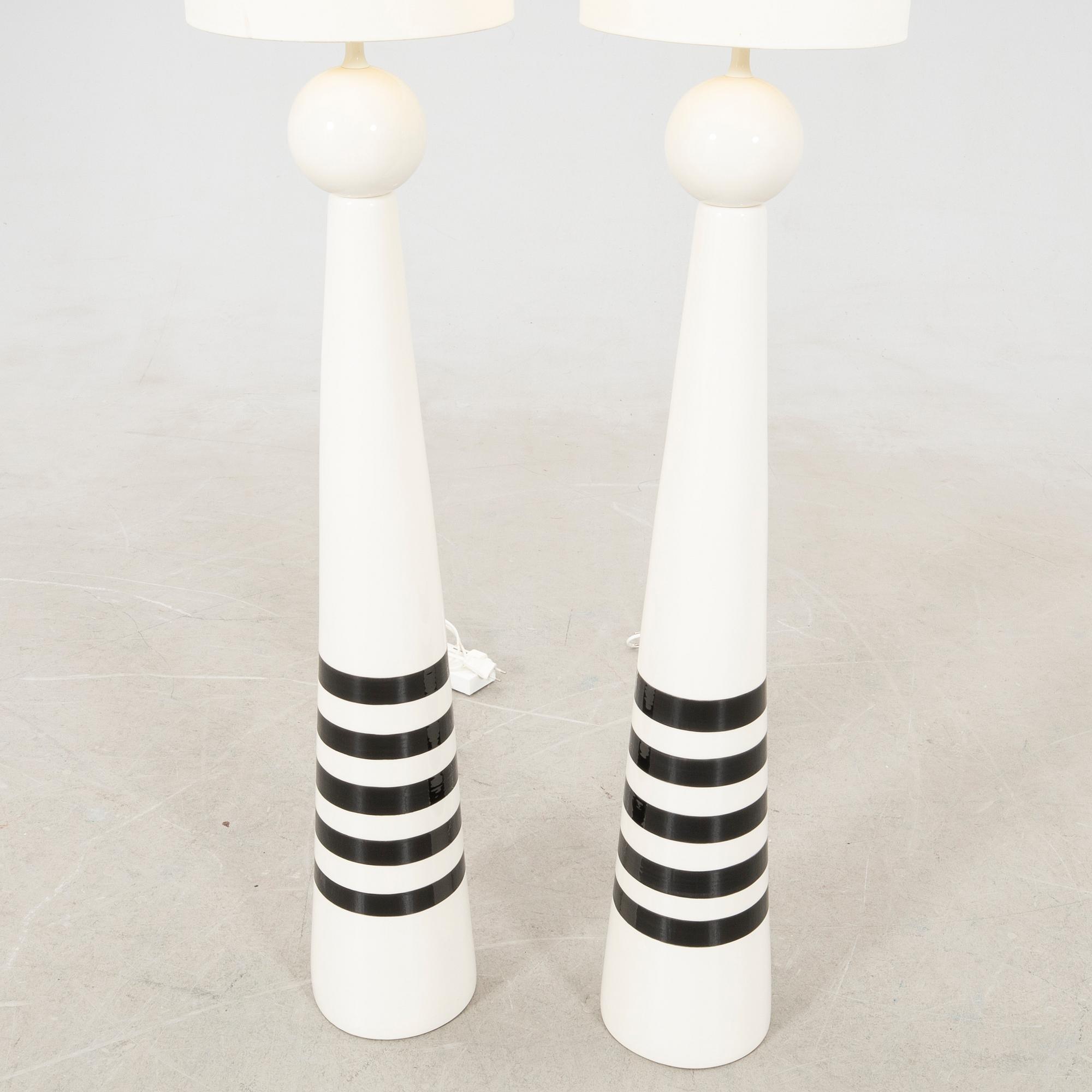 Floor lamps a pair Sporvil Portugal second half of the 20th century.