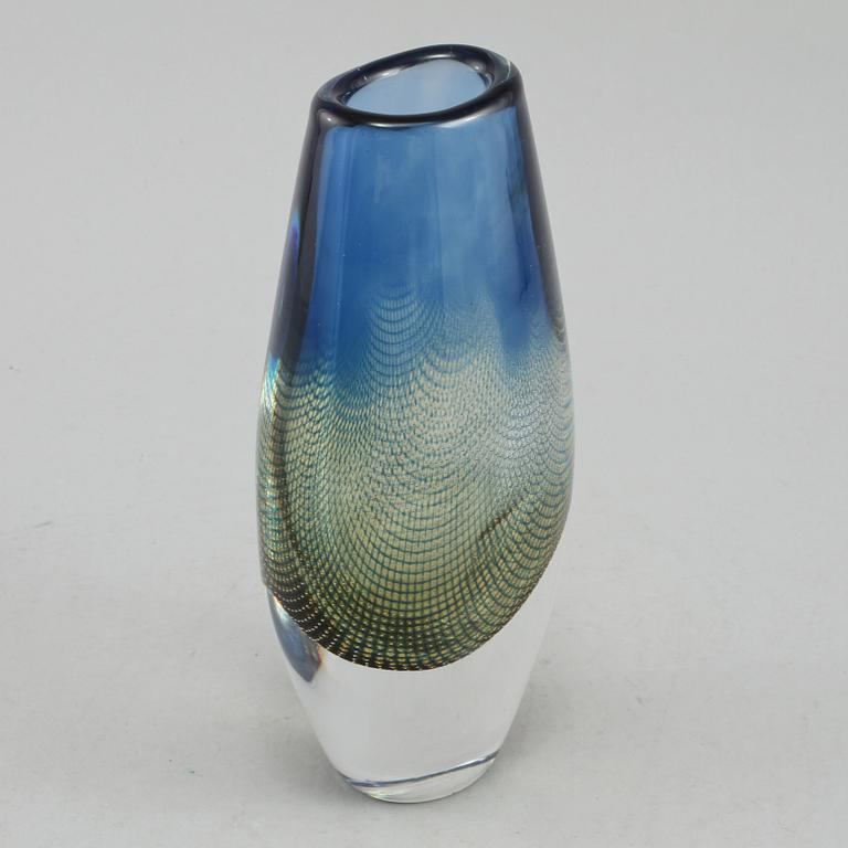VAS, glas, "Kraka", Sven Plamqvist, Orrefors, 1900-talets andra hälft, signerad undertill.