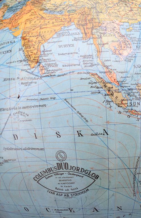 JORDGLOB, Columbus Duo. Ivar Asp, 1900-talets andra hälft.