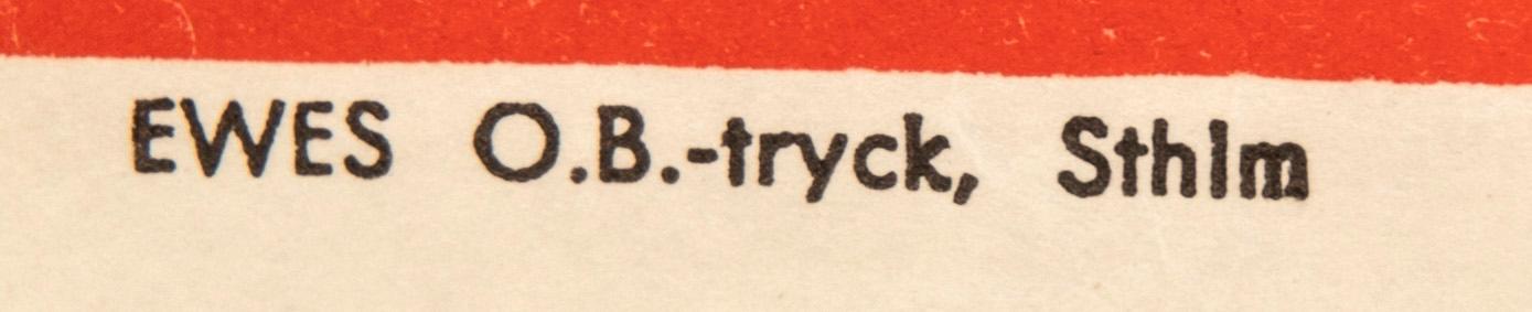 Filmaffisch, "Anfall från Mars/ Invaders from Mars", Sverige 1953.