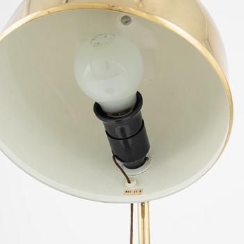 Eje Ahlgren, a brass table lamp, model 'B-075', Bergboms, Sweden, 1960's-70's.