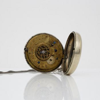 SPINDELUR, silver, Thomas Whitt London, 17/1800-tal.