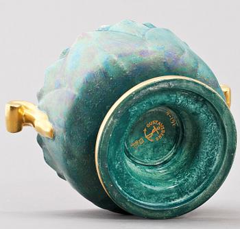 PARTI FLINTGODS, 4 delar, Josef Ekberg, Gustavsberg, 1900-talets första hälft.