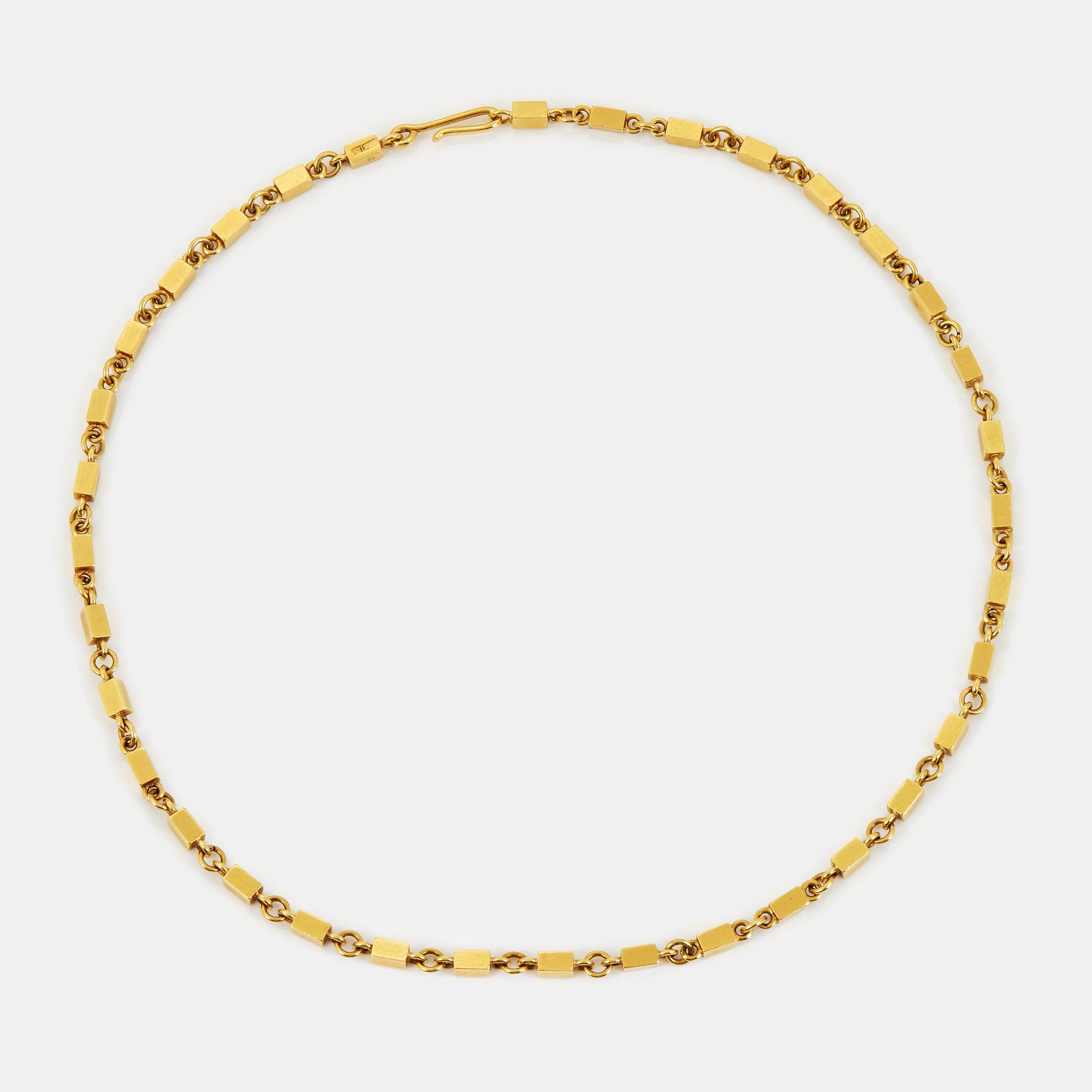 Wiwen Nilsson, an 18k gold necklace, executed in Lund Sweden 1961.