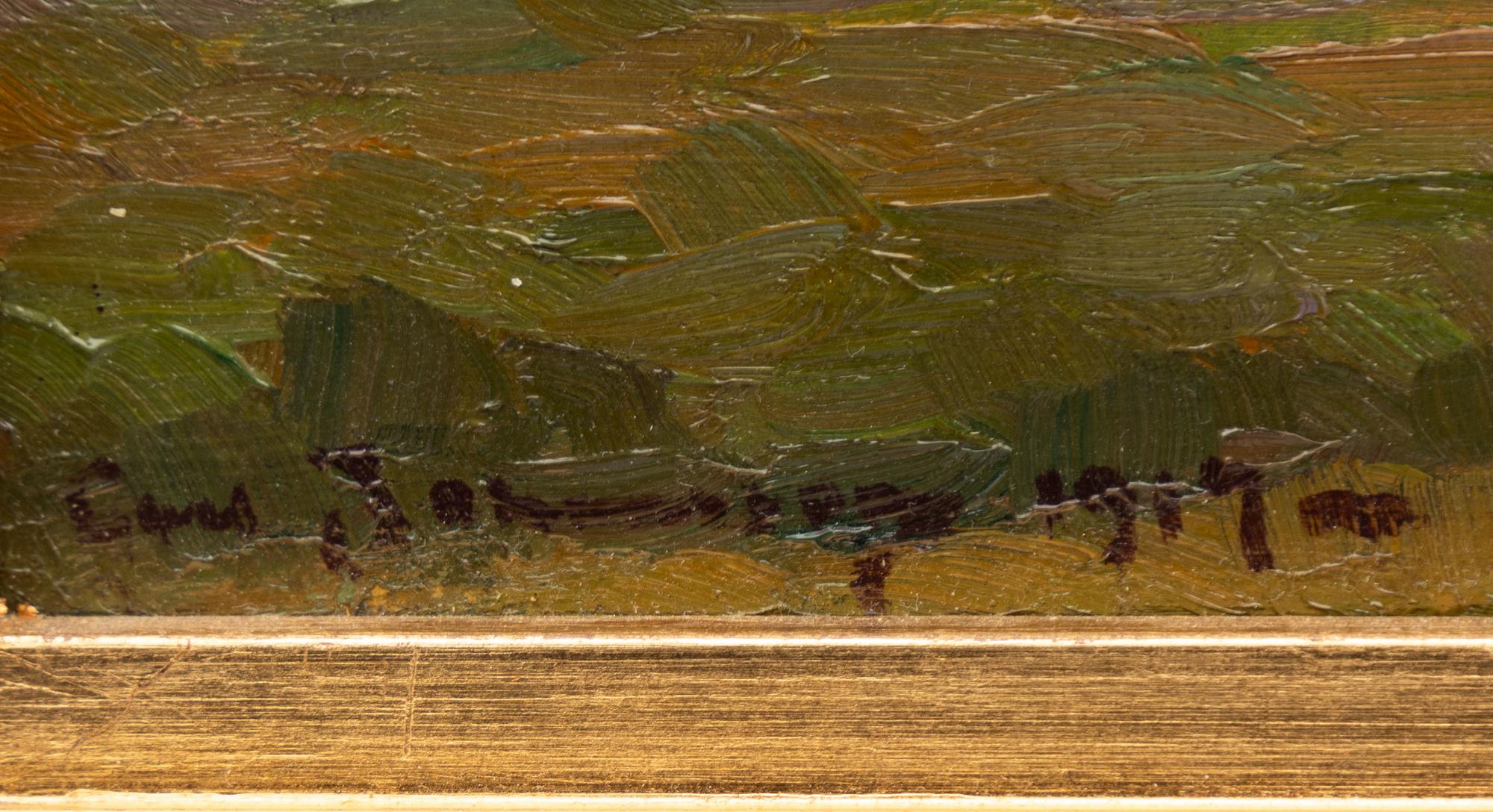 Carl Johansson, Twilight over the lake.