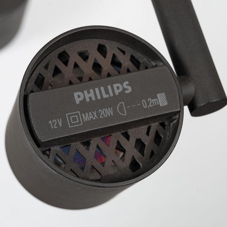 Ettore Sottsass, "Halo Click", bordslampor, 1 par, Philips 1988.