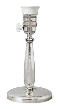 378. A K.Andersson silver lamp, Stockholm 1919.