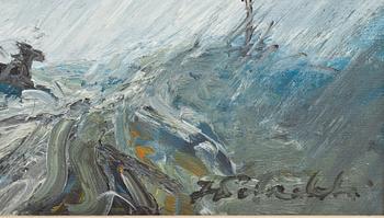 JERZY POTRZEBOWSKI, olja på duk, signerad.