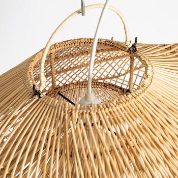 A pair of ceiling lamps, contemporary.
