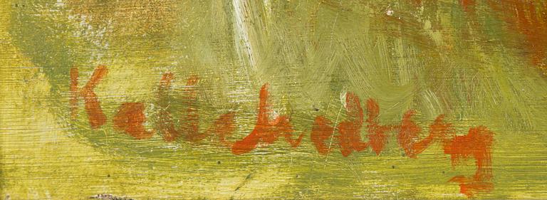 Kalle Hedberg, oil on panel, signed.