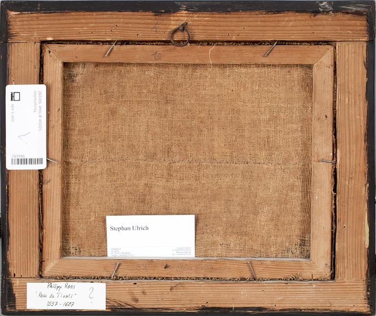 PHILIPP PETER (ROSA DA TIVOLI) ROOS, hans krets, oljemålning, ej sign.