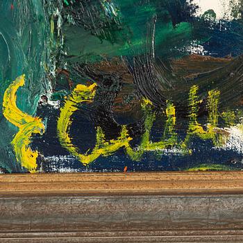 ERLAND CULLBERG, oil on panel, signed.