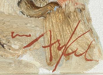 ADRIAN VAN ARKEL, oil on canvas, signed.