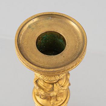 Ljusstakar, ett par, Frankrike, 1800-talets början, Empire.