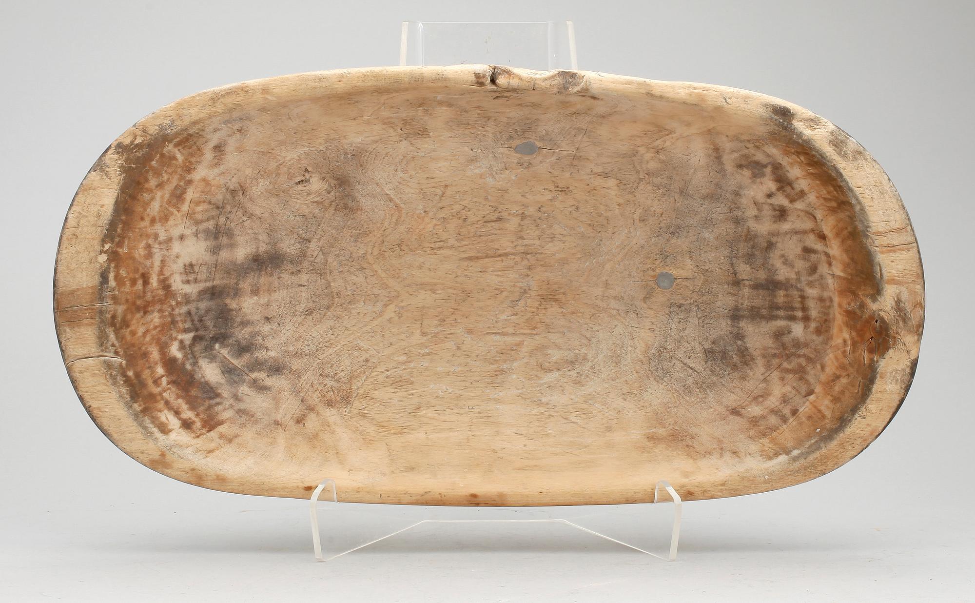 BAKTRÅG, trä, daterat 1788.