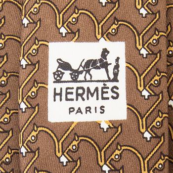 Hermès, ties 5 pcs late 20th century.