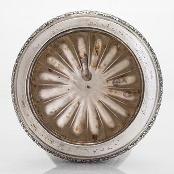 Olof Robert Lundgren, sockerskål, silver, Åbo 1856.