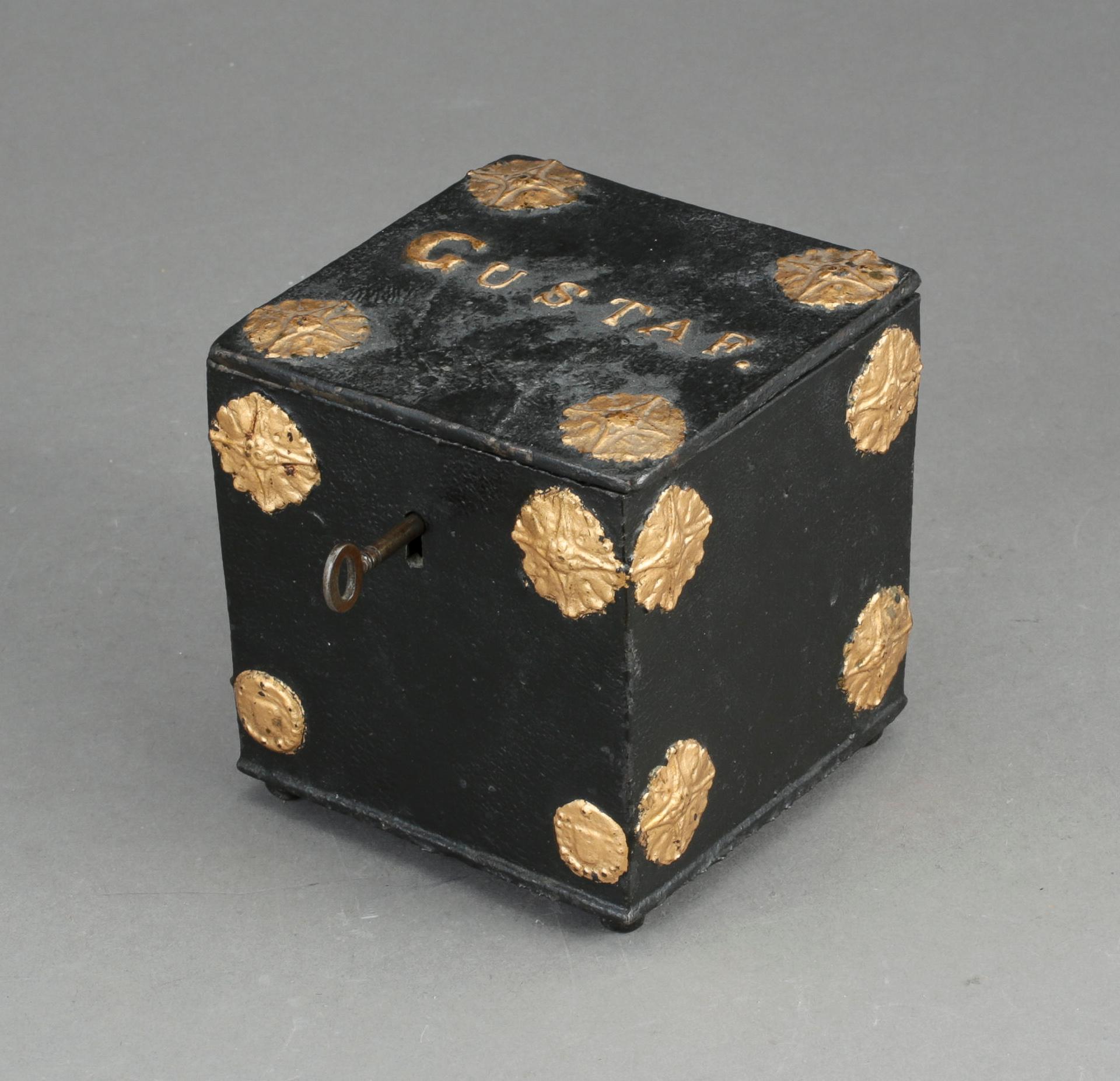 TOBAKSBURK, gjutjärn, 1800-tal.