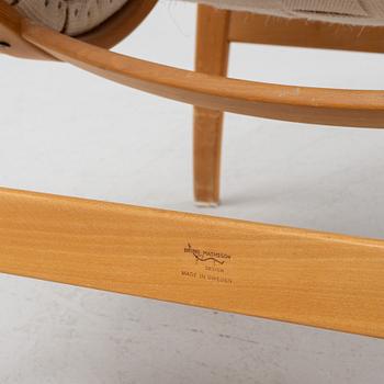 Bruno Mathsson, lounge chair with footstool, "Pernilla", Firma Karl Mathsson, Värnamo, Sweden.