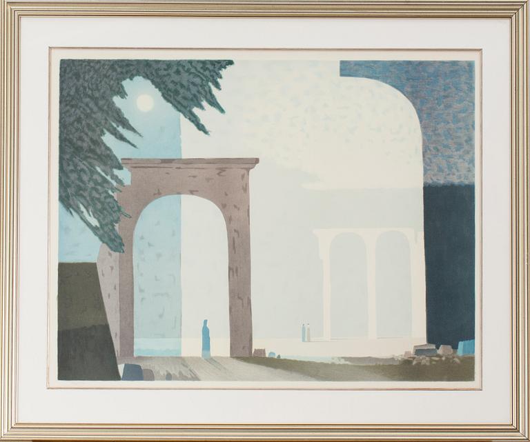 SVEN JONSON, färglitografi, stämpelsignerad och numrerad 146/390.