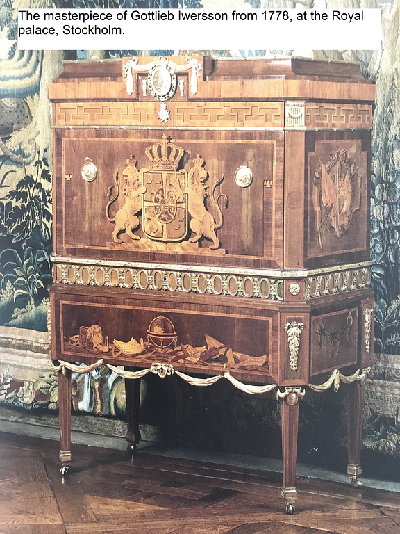 A Gustavian 1780's commode by Gottlieb Iwersson, Royal cabinetmaker (master in Stockholm 1778-1813), not signed.