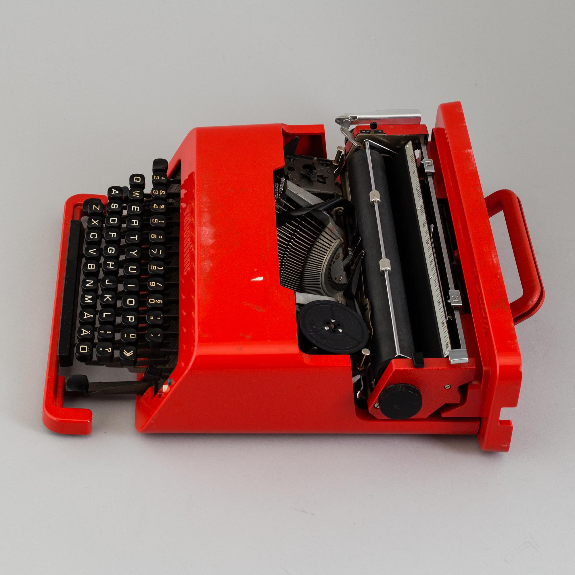 ETTORE SOTTSASS, PERRY A KING & MARIO BELLINI, 2 typewriters.