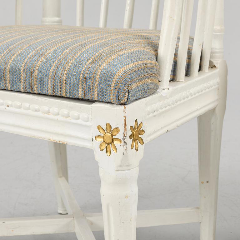 A pair of armchairs, Sweden, ealry 19th century.